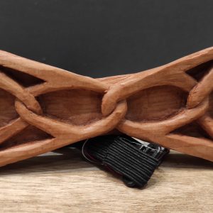 Noeud-papillon en bois "entrelacs"